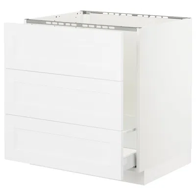 Ikea Sektion Base Cabinet For/sink & Waste Sorting, White Maximera/axstad Matte White, 30x24x30 "