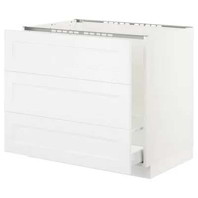 Ikea Sektion Base Cabinet For/sink & Waste Sorting, White Maximera/axstad Matte White, 36x24x30 "