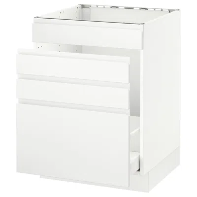 Ikea Sektion Base Cabinet For/sink & Waste Sorting, White Maximera/voxtorp Matte White, 24x24x30 "