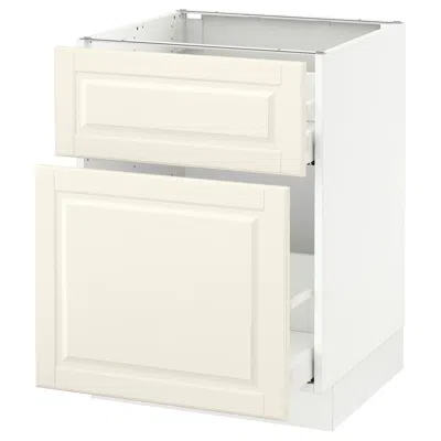 Ikea Sektion Base Cabinet/pull-out Storage/drawer, White Maximera/bodbyn Off-white, 24x24x30 "