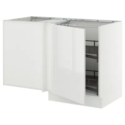 Ikea Sektion Corner Base Cabinet With Pull-out Fitting, White/ringhult White, 50x24x30 "