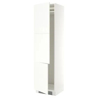 Ikea Sektion High Cabinet For Fridge/freezer, White/aspudden Matte White, 24x24x90 "