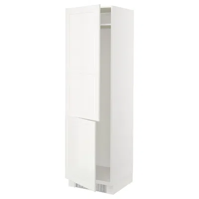 Ikea Sektion High Cabinet For Fridge/freezer, White/bodbyn Off-white, 24x24x80 "