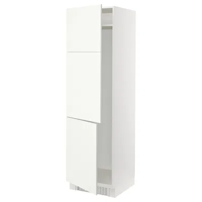 Ikea Sektion High Cabinet For Fridge/freezer, White/vallstena White, 24x24x80 "