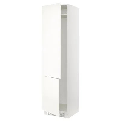 Ikea Sektion High Cabinet For Fridge/freezer, White/veddinge White, 24x24x90 "