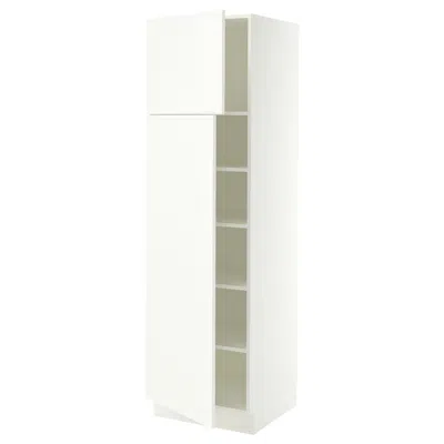 Ikea Sektion High Cabinet With Shelves/2 Doors, White/aspudden Matte White, 24x24x80 "