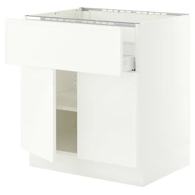 Ikea Sektion / Maximera Base Cabinet For Cktp/dw/shelves/2drs, White/aspudden Matte White, 30x24x30 "