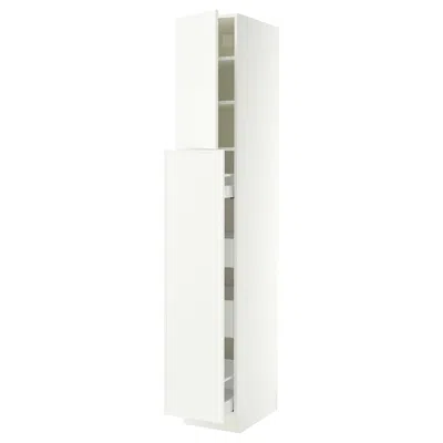 Ikea Sektion / Maximera Hc With Pull-open Func 4 Drawer/1 Door/ 2 Shelves, White/aspudden Matte White, 15