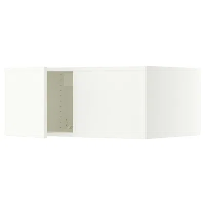 Ikea Sektion Top Cabinet For Fridge/freezer With 2 Doors, White/aspudden Matte White, 36x24x15 "