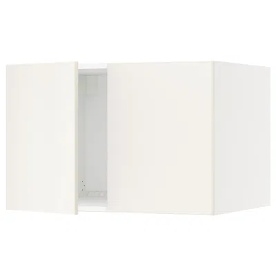Ikea Sektion Top Cabinet For Fridge/freezer With 2 Doors, White/veddinge White, 30x24x20 "