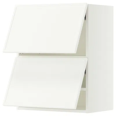 Ikea Sektion Wall Cabinet Horizontal With 2 Doors, White/aspudden Matte White, 24x15x30 "