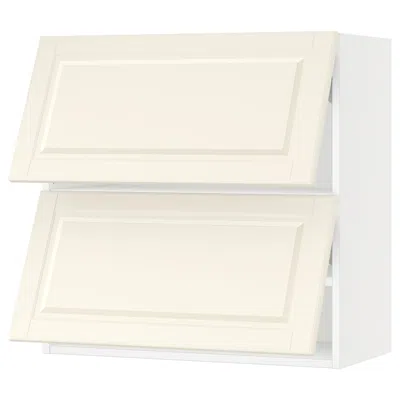 Ikea Sektion Wall Cabinet Horizontal With 2 Doors, White/bodbyn Off-white, 30x15x30 "
