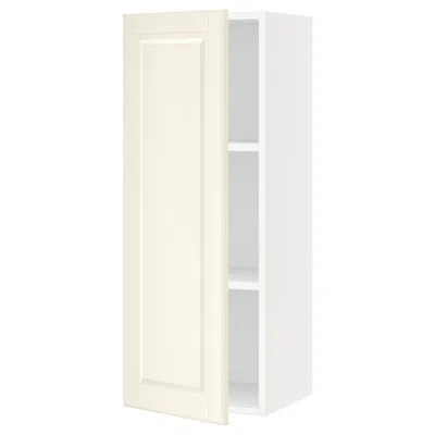 Ikea Sektion Wall Cabinet, White/bodbyn Off-white, 15x15x40 " In Neutral