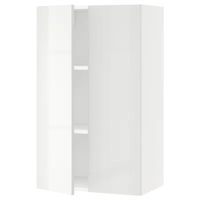 Ikea Sektion Wall Cabinet With 2 Doors, White/ringhult White, 24x15x40 "
