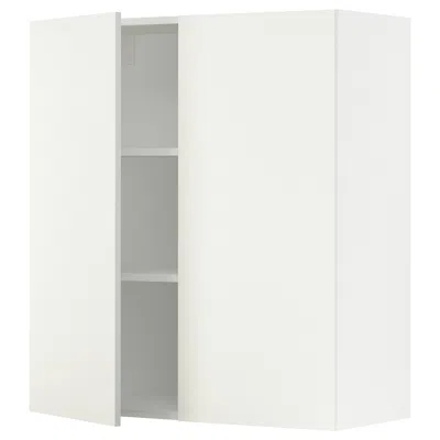 Ikea Sektion Wall Cabinet With 2 Doors, White/vallstena White, 36x15x40 "