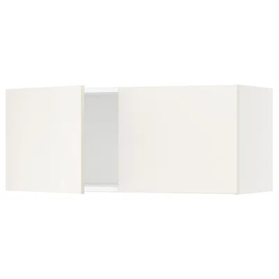 Ikea Sektion Wall Cabinet With 2 Doors, White/veddinge White, 36x15x15 "