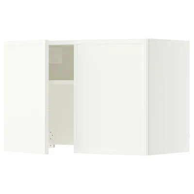 Ikea Sektion Wall Cabinet With Built-in Range Hood, White/aspudden Matte White, 30x15x20 "