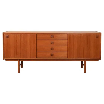 Pre-owned Ikea Sideboard “korsør” In Teak Di  In Brown