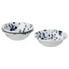 Ikea Silversida Bowl, Patterned/blue, 4 ½ "
