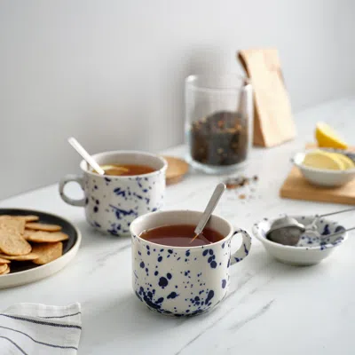 Ikea Silversida Mug, Patterned/blue, 14 oz