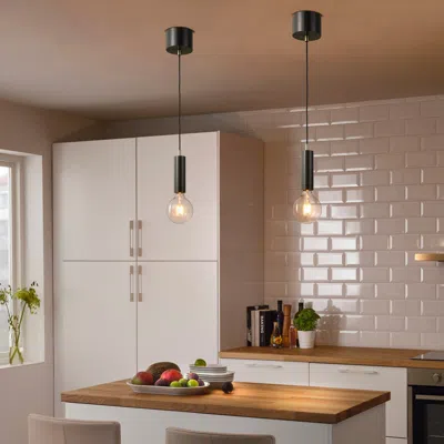 Ikea Sjölag Cord Set For Bulb, Dark Gray, 63 "
