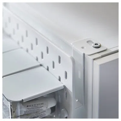 Ikea Skådis Connector For Wardrobe, White, Width: 2 "