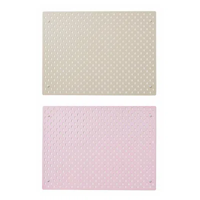 Ikea Skådis Pegboard, Beige/pink, 30x22 "