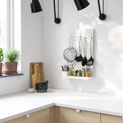 Ikea Skådis Pegboard Combination, White, 14 ¼x22 "