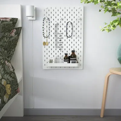Ikea Skådis Pegboard Combination, White, 14 ¼x22 "