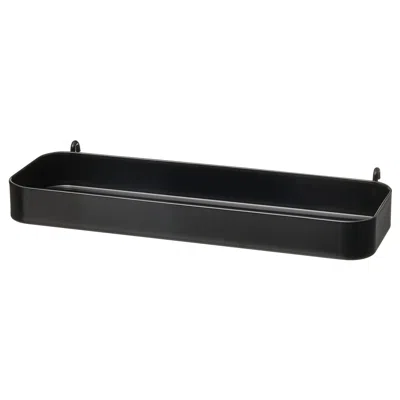 Ikea Skådis Shelf, Black, Width: 11 "