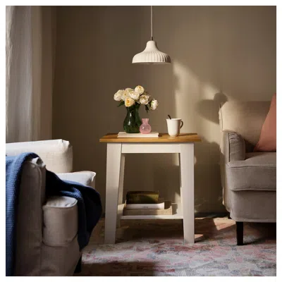 Ikea Skivtofs Pendant Lamp, Off-white/ceramic, 9 "