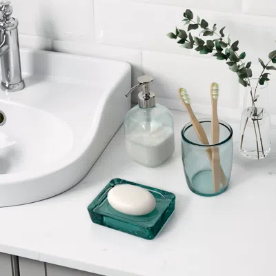 Ikea Skogsfalk 3-piece Bathroom Set, Clear In Transparent