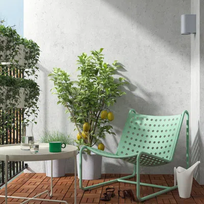 Ikea Skogsön Chair, Light Green Outdoor, Depth: 34 5/8 "