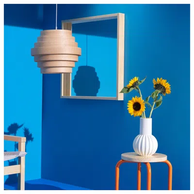 Ikea Skogstundra Vase, White, 10 ¾ "