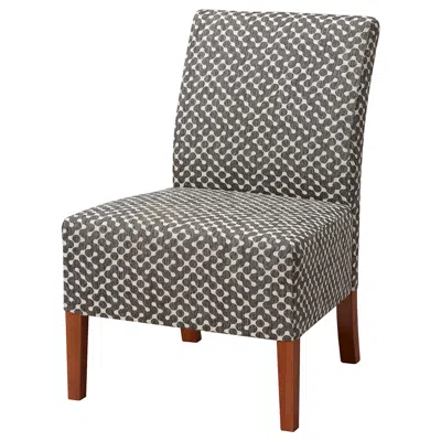 Ikea Skåpafors Chair, Dot Pattern Brown/beige, Depth: 26 3/4 "