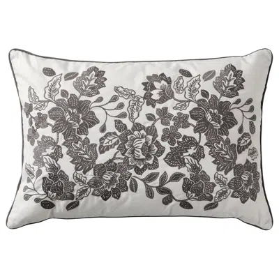 Ikea Skuggnäva Cushion, White/gray, 16x23 "