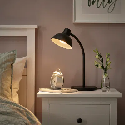 Ikea Skurup Work Lamp, Black, Base Diameter: 7 "