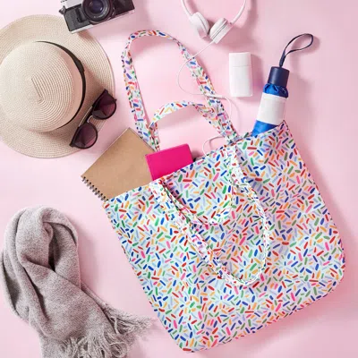 Ikea Skynke Shopping Bag, Multicolor/patterned, 17 ¾x14 ¼ "