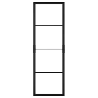 Ikea Skytta Sliding Door Frame, Black, 30 3/8x91 "