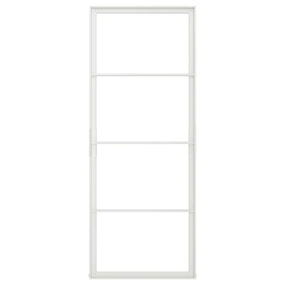 Ikea Skytta Sliding Door Frame, White, 30 3/8x77 1/8 "