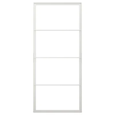 Ikea Skytta Sliding Door Frame, White, 40 1/4x91 "