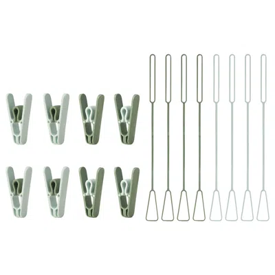 Ikea Slibb Clothes Pin, Green, Package Quantity: 8 Pack