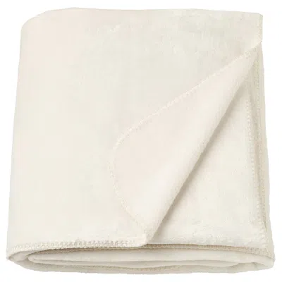 Ikea Slångråmal Throw, Off-white, 59x79 " In Neutral