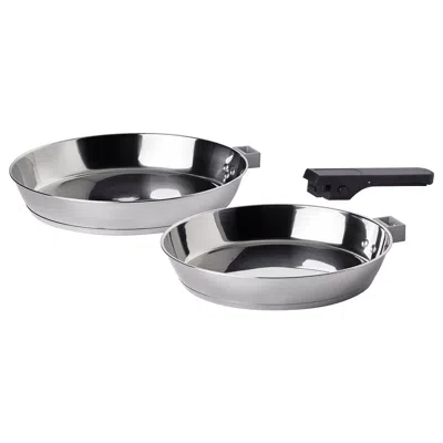 Ikea Slätrocka Cookware Set With Detachable Handle, Frying Pan Stainless Steel