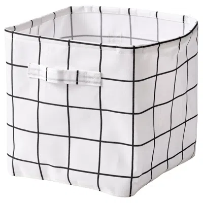 Ikea Slåttervall Storage Basket, Textile, 12 ½x13 ¾x12 ½ "