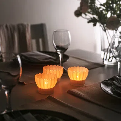 Ikea Smånäckros Tealight Holder, White, 2 ¼ "