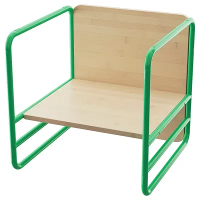 Ikea Småskrake Multi-functional Child Chair/table, Green, Width: 15 3/8 "