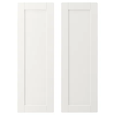 Ikea Småstad Door, White/with Frame, 11 3/4x35 3/8 "
