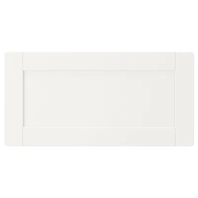 Ikea Småstad Drawer Front, White/with Frame, 23 5/8x11 3/4 "