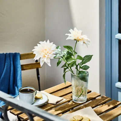 Ikea Smycka Artificial Flower, Indoor/outdoor Dahlia/white, 25 ½ "